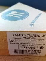 Mängden socker i Tortilla de patatas y calabacin