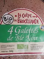 Mängden socker i 4 galettes de blé noir