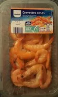 Mängden socker i Crevettes roses