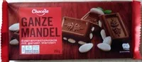 Mängden socker i Ganze Mandel Edel-Rahmschokolade