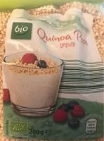 Mängden socker i Quinoa Pops Gepufft