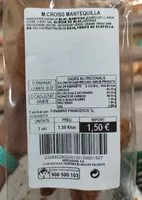Mängden socker i Mini croissants de mantequilla