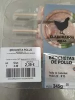 Mängden socker i Brochetas de pollo