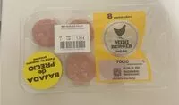 Mängden socker i mini burger pollo