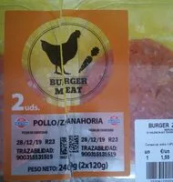 Mängden socker i Burguer pollo zanahoria