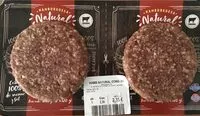 Mängden socker i Hamburguesa natural de vacuno