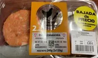 Mängden socker i Burger meat pollo zanahoria