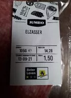 Mängden socker i Elzasser