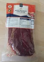 Mängden socker i Magret de canard origine France fumé entier