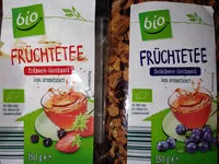 Mängden socker i Bio-Früchtetee lose, aromatisiert (Mango-Himbeere/Erdbeere/Heidelbeere)