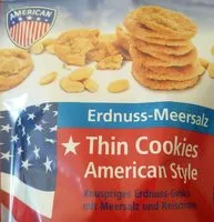 Mängden socker i Thin Cookies American Style