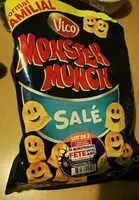Mängden socker i Monster Munch - salé