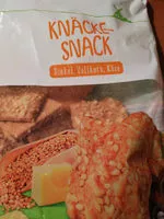 Mängden socker i Knäcke-snack, dinkel-vollkorn-käse