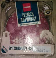 Mängden socker i Fleisch Rotwurst