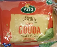 Mängden socker i Familjefavoriter Svensk Gouda
