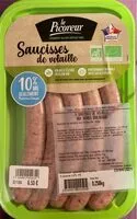 Mängden socker i Saucisses de volaille