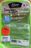 Mängden socker i Saucisses de volaille