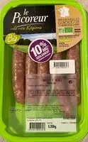 Mängden socker i Saucisses de volaille bio