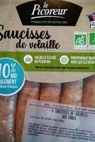 Mängden socker i Saucisses de volaille