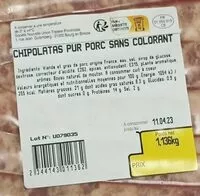 Mängden socker i Chipolatas