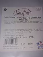 Mängden socker i Jambon cuit supérieur