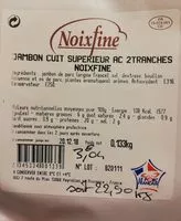 Mängden socker i Jambon cuit