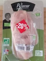 Mängden socker i Filets de poulet blanc fermier bio