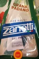 Mängden socker i Queso grana padano