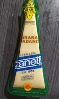Mängden socker i Grana padano