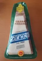 Mängden socker i Queso grana padano