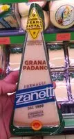 Mängden socker i Grana padano