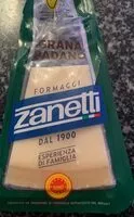 Mängden socker i Grana padano