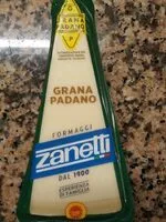 Mängden socker i Queso grana padano