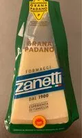Mängden socker i Grana padano