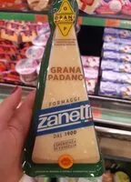 Mängden socker i Grana padano