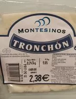 Mängden socker i Queso tierno tronchón