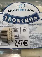 Mängden socker i Queso Tronchón