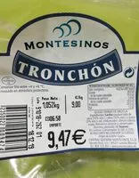 Mängden socker i MONTESINOS TRONCHON QUESO