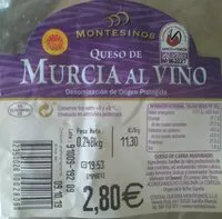 Mängden socker i Queso de Murcia al vino