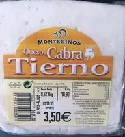 Mängden socker i Queso de Cabra Tierno