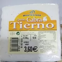 Mängden socker i Queso cabra tierno