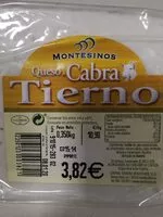 Mängden socker i Queso de cabra tierno