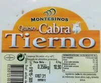 Mängden socker i Queso de Cabra Tierno