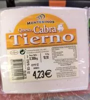 Mängden socker i Queso de cabra tierno