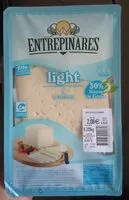Mängden socker i Entrepinares Ligth - Queso en Lonchas