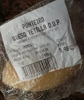 Mängden socker i Queso tetilla