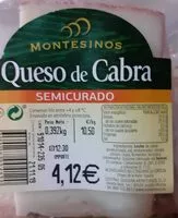 Mängden socker i Queso de cabra