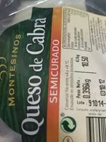 Mängden socker i Queso Cabra Semicurado