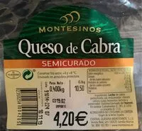 Mängden socker i Queso de cabra