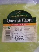 Mängden socker i Queso de cabra semicurado